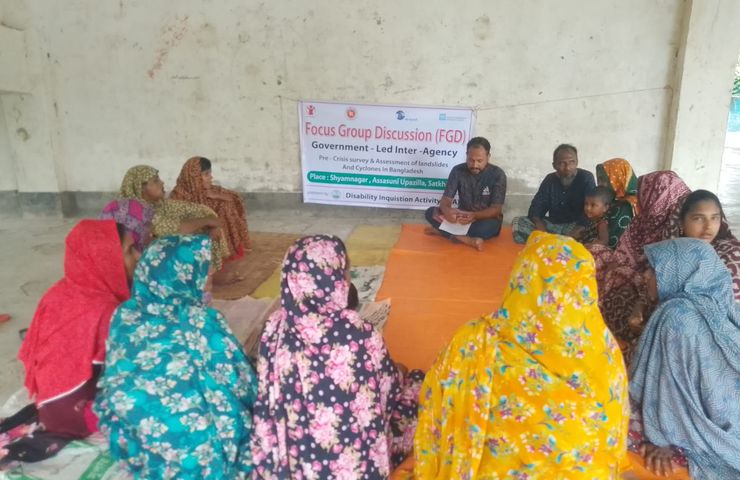 Focus group discussion with women
